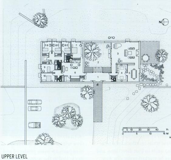 Hopper House Marcel Breuer Plan, upper level Marcel breuer, Plantillas de uñas, Planos de