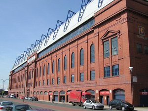 Ibrox Stadium Entrance Gates Rangers FC Glasgow Govan 