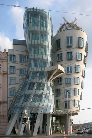 Ginger And Fred Building Dancing House Prague