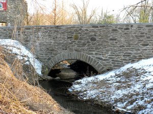 Bridge in East Fallowfield Township, Mortonville