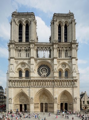 New Golden Rooster Fitted To Spire Of Paris' Notre Dame Cathedral